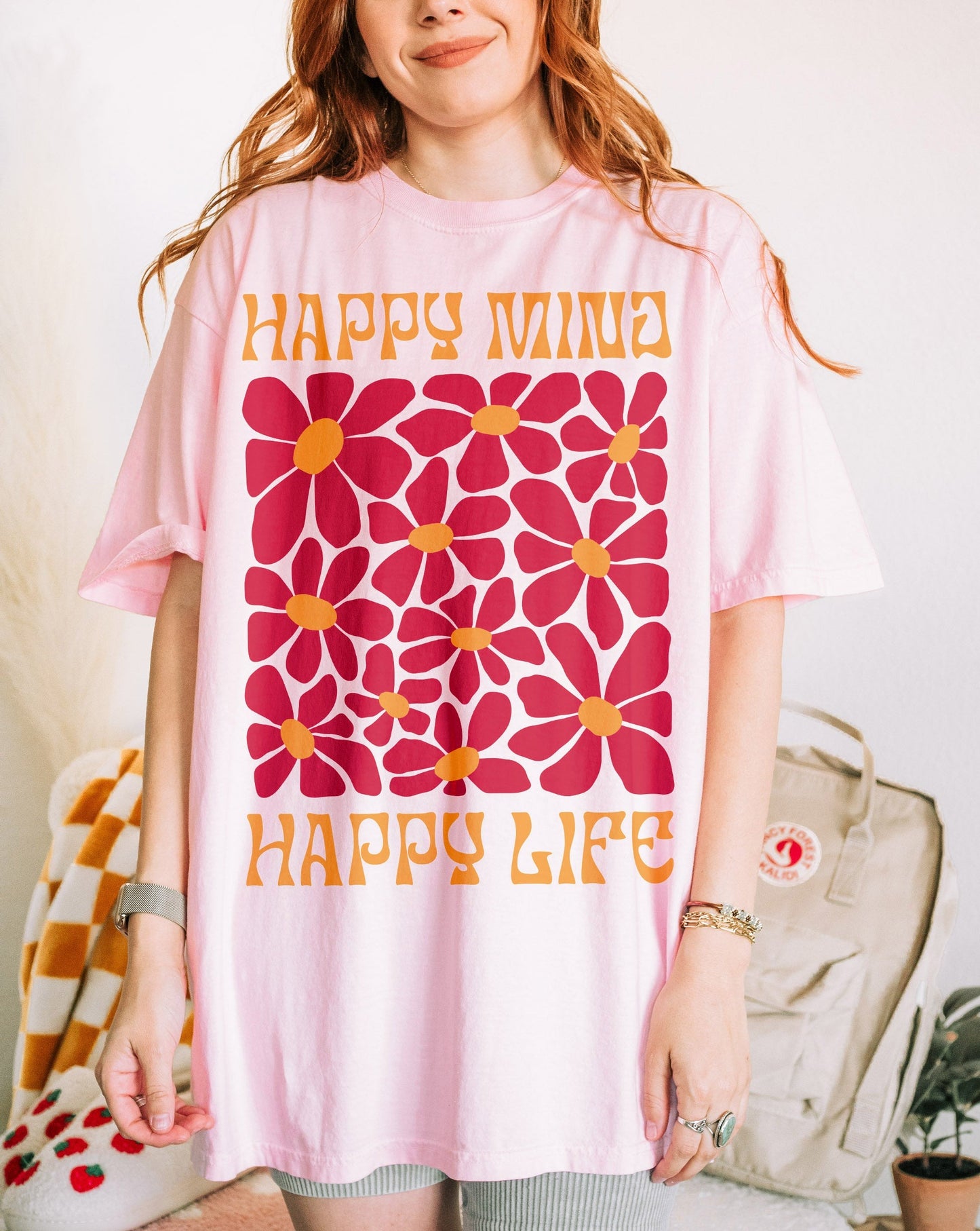 Happy Mind Happy Life | Unisex T-shirt