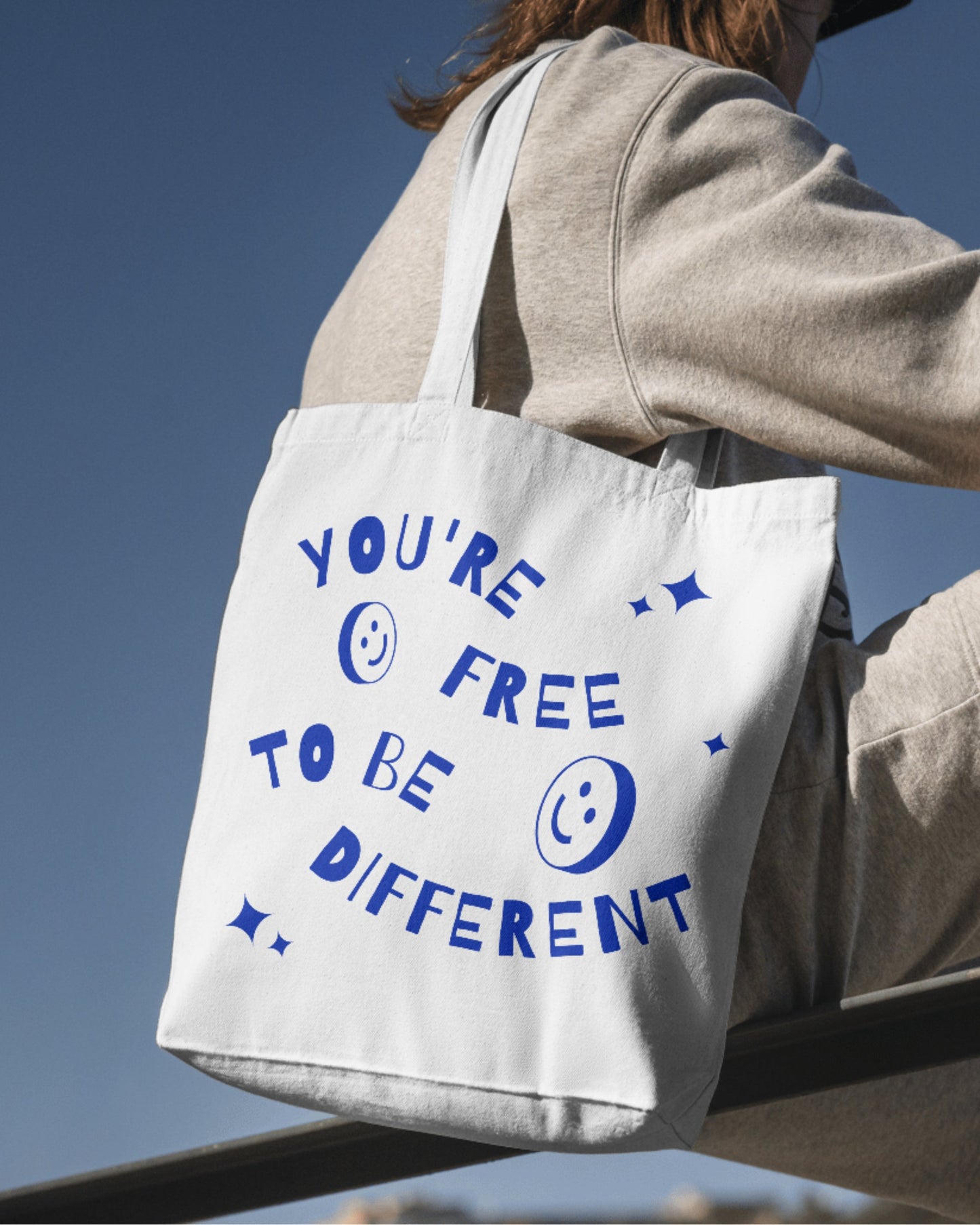 You're Free To Be Different | Cotton Canvas Tote Bag