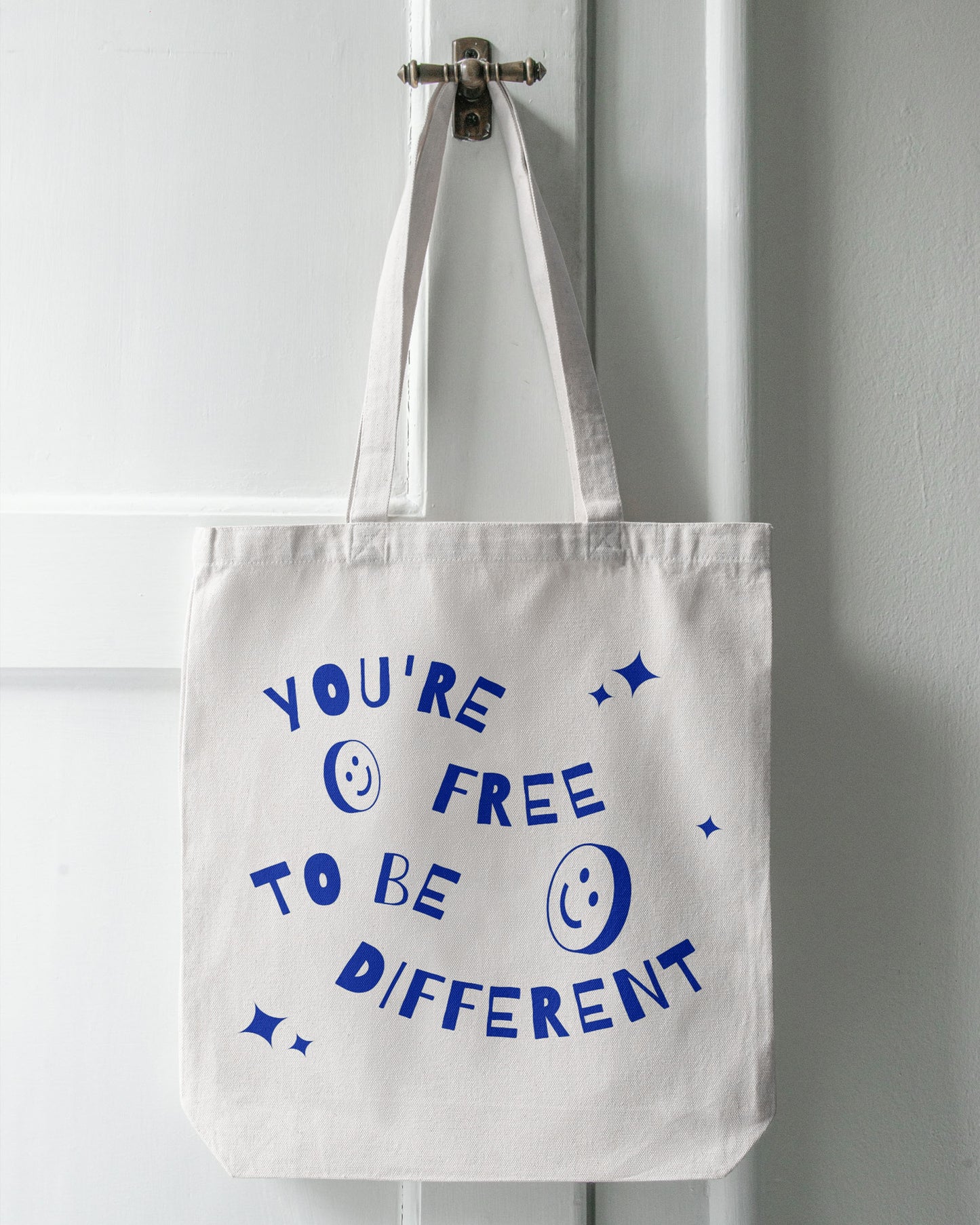 You're Free To Be Different | Cotton Canvas Tote Bag