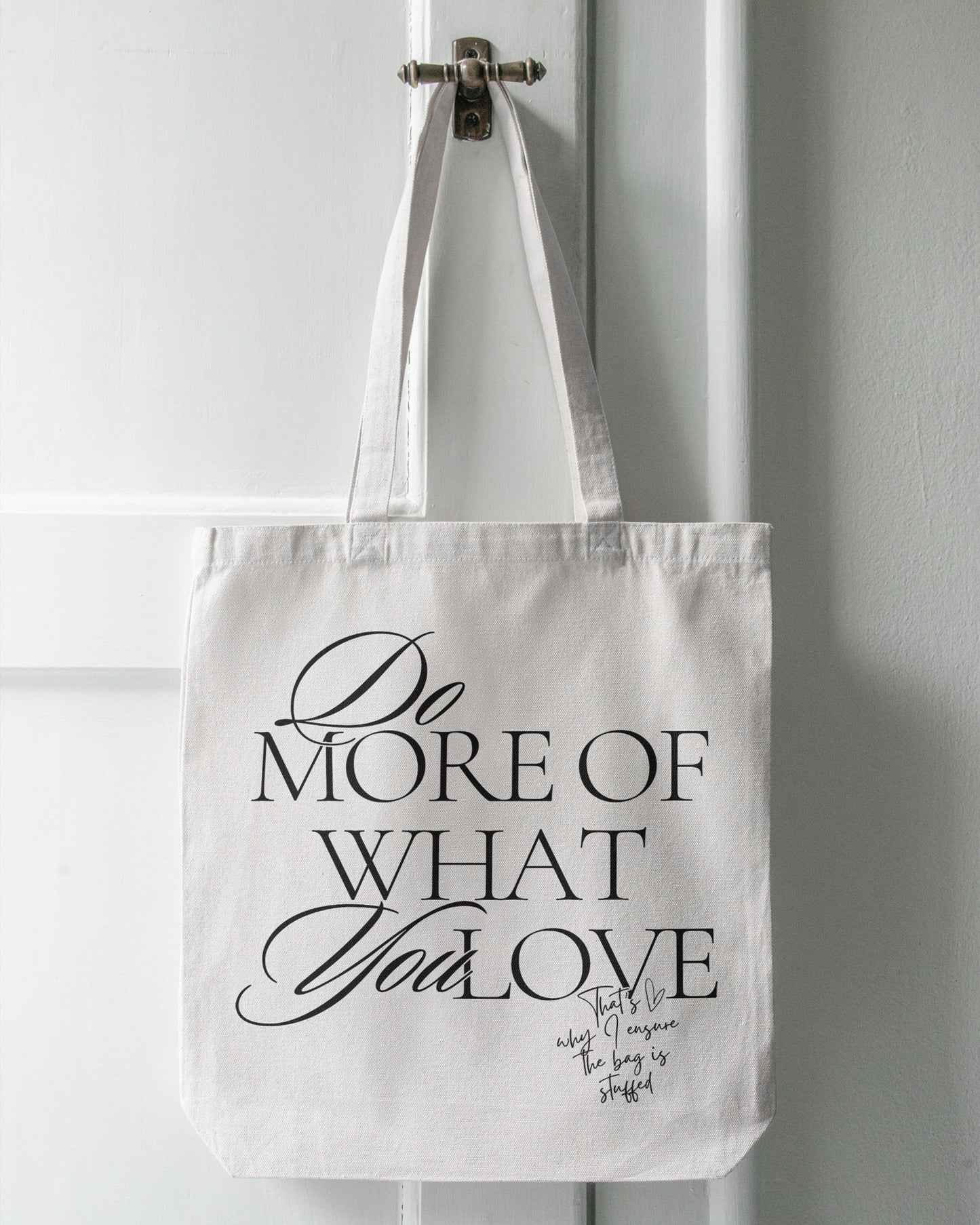 Do What You Love | Cotton Canvas Tote Bag