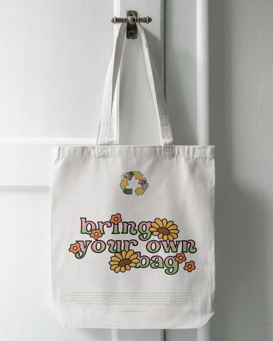 Bring Your Own Bag - BYOB | Cotton Canvas Tote Bag