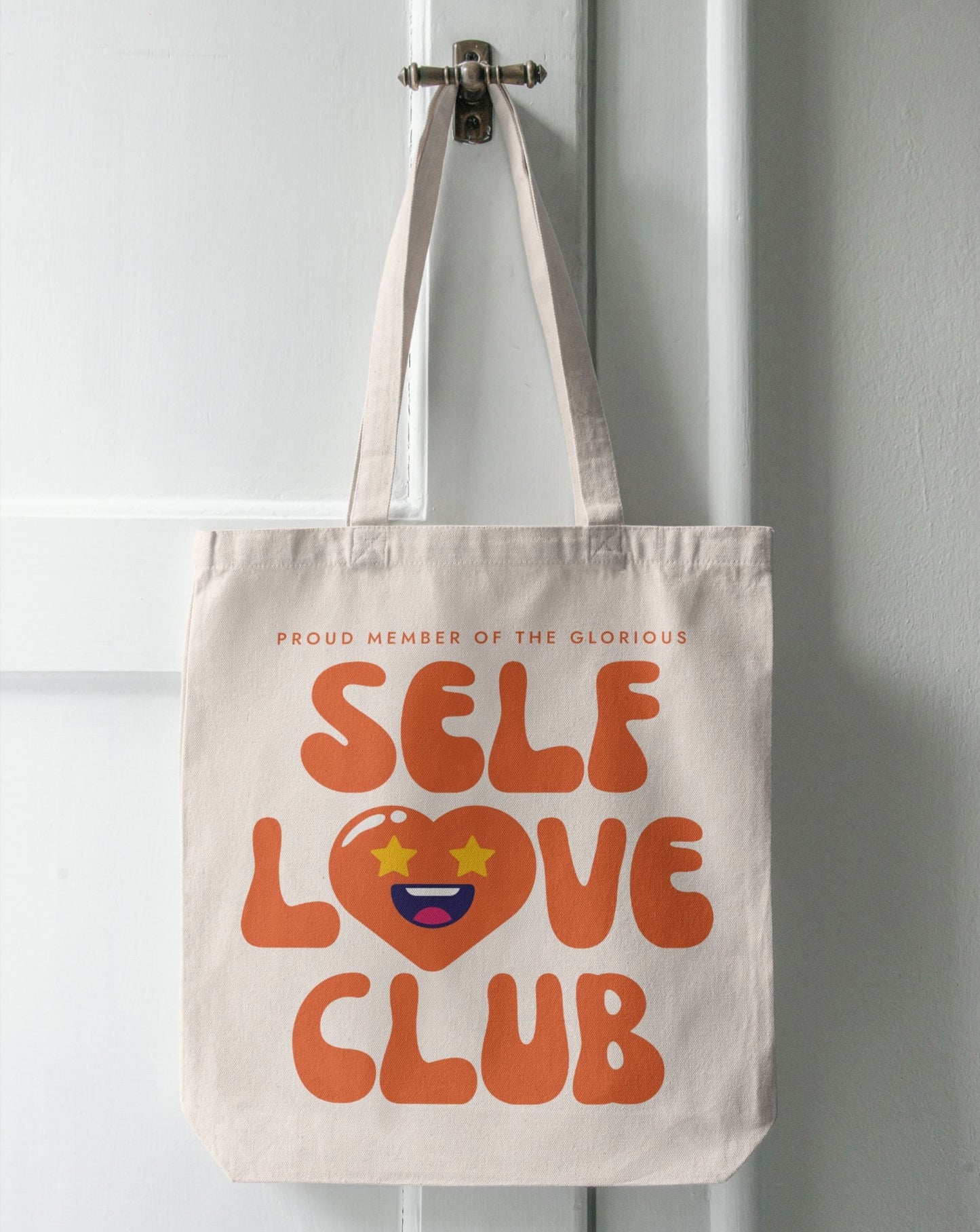 Self Love Club | Cotton Canvas Tote Bag
