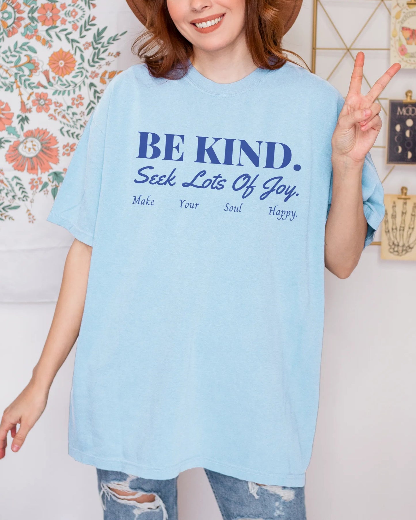 Be Kind Blue Aesthetic | Unisex Tee
