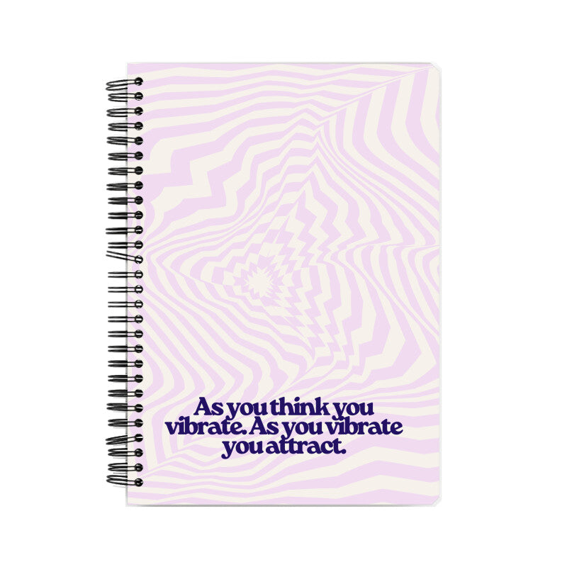 Vibes Aesthetic Law Of Attraction Notebook