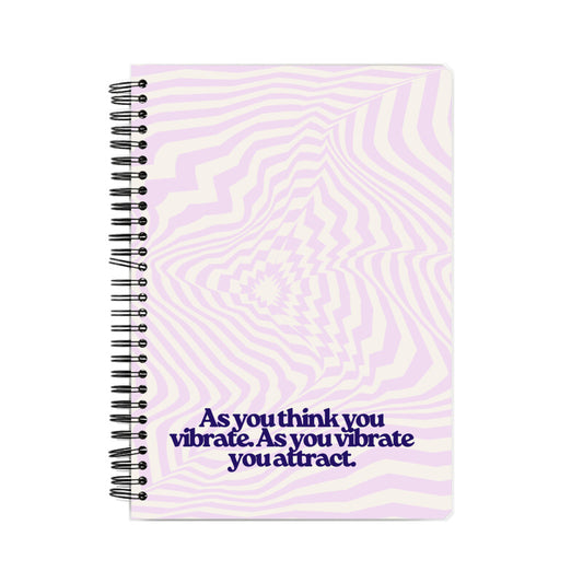 Vibes Aesthetic Law Of Attraction Notebook