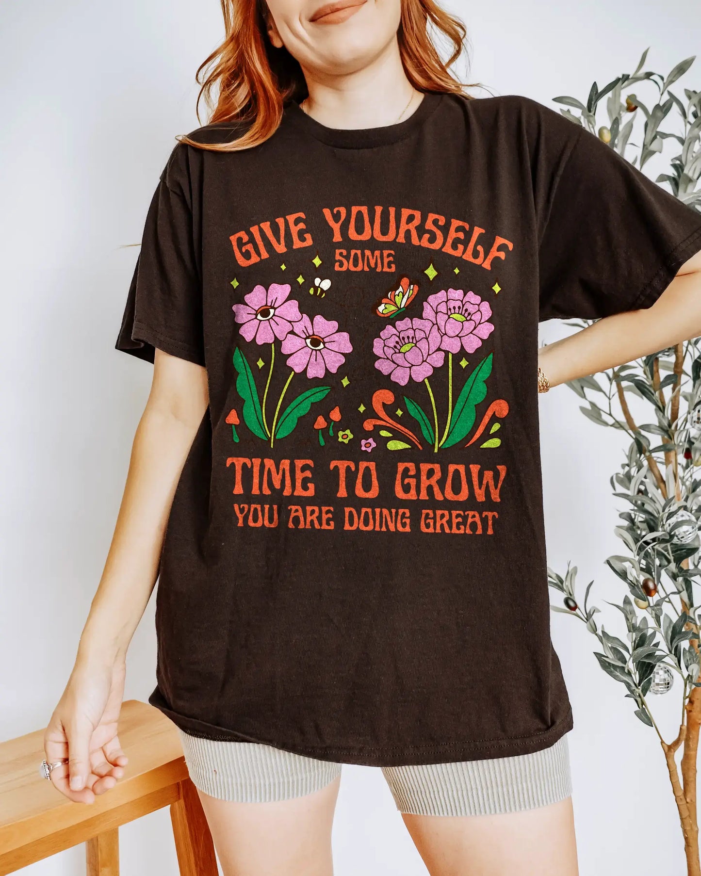 Give Yourself Time To Grow | Unisex Tee
