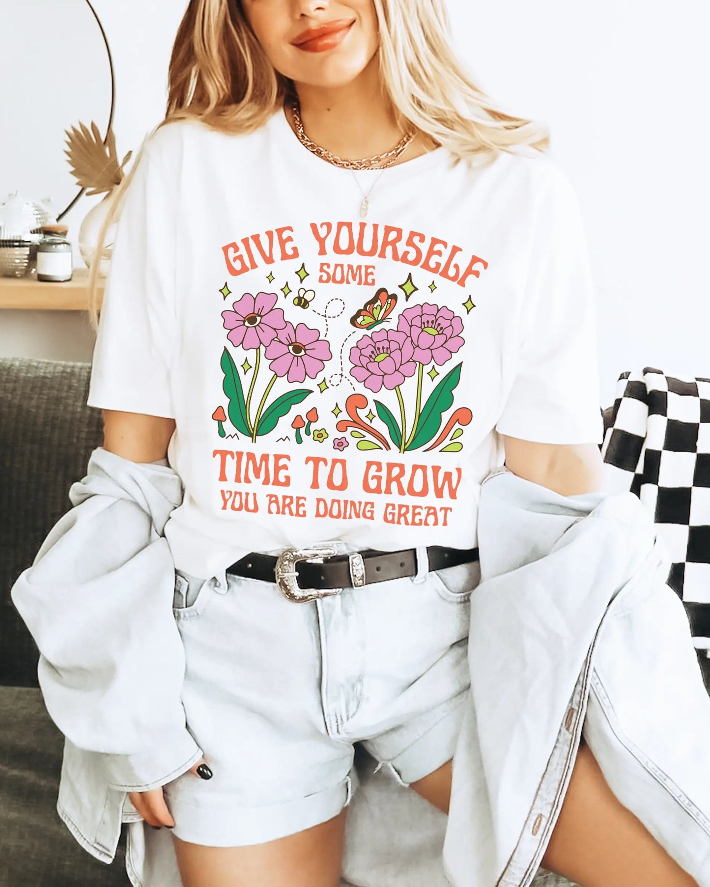 Give Yourself Time To Grow | Unisex Tee