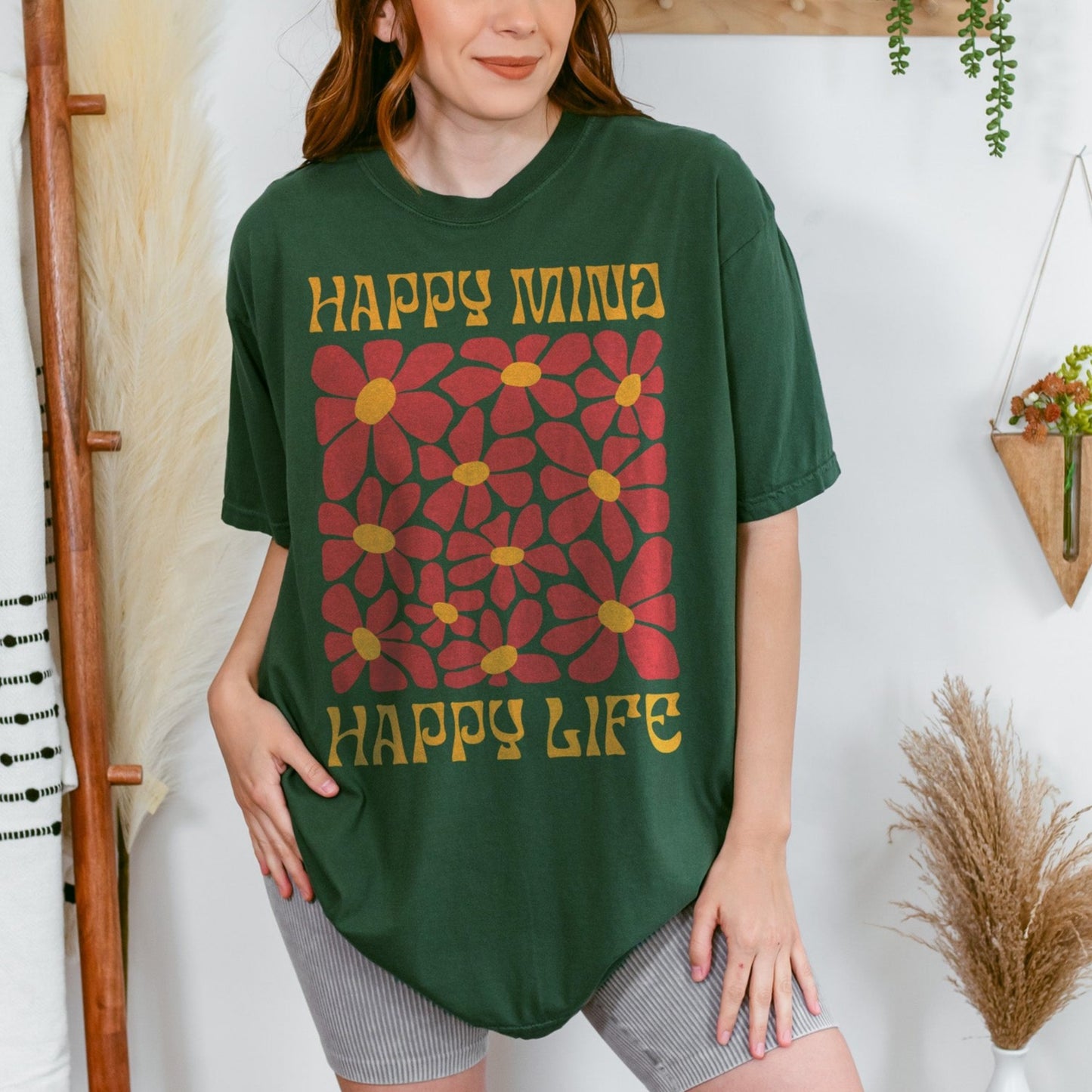 Happy Mind Happy Life | Unisex T-shirt