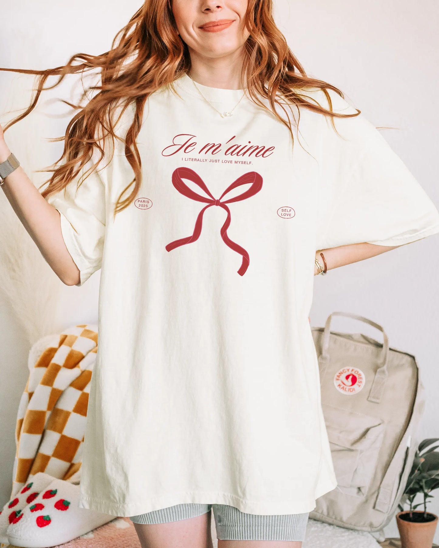 Je M'aime Self Love Bow Unisex T-Shirt